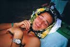 My hunny with my sarong in