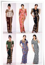 Variasi Model Baju Batik Pesta