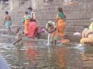 Ganga Bathing Women
