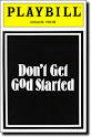 Don't Get God Started Playbill Covers on Broadway - Information ...