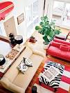 Black and Red Beachy Living Room - MyHomeIdeas.