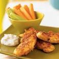 Chicken Strips with Blue Cheese Dressing Recipe | MyRecipes.