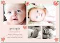 Birth announcements sent from