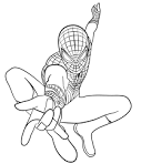 Spiderman Line Art 1 by =Loona-Cry on deviantART