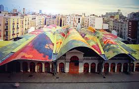 Santa Caterina Marke. Huge, undulating canopy for an existing, neo ... - market-barcelona
