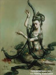 Chinese godness painting, Fei tian fariy painting,Zeng Hao ... - 201081214395399984