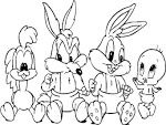 Baby Looney Tunes Coloring Pages 2