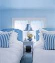 Blue and White Rooms