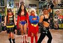 female superhero cosplay