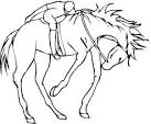 Horse Take That Man coloring page / picture | Super Coloring