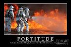 FORTITUDE Inspirational Quote by Stocktrek Images - FORTITUDE.