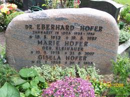 Grab von Gisela Hofer (15.07.1943-29.07.1943), Friedhof Loga-neuer ...