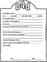 Father's Day Questionnaire Printable for Kids (Grandpa too) - Real ...