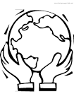 World coloring page