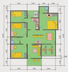 Contoh Desain Rumah Tinggal Sederhana Minimalis | Merpati Tempur