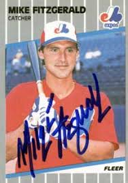 Mike Fitzgerald Baseball Stats by Baseball Almanac - mike_fitzgerald_autograph