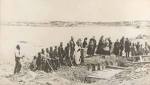 File:Burial service of victims of wreck of SS Atlantic, at Lower