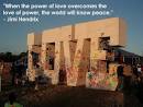 Abraham Shafi's Blog, When the power of love overcomes the love of...