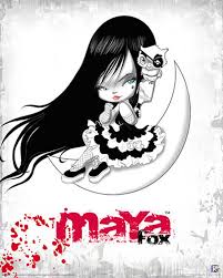 Maya Fox - Moon - Mini-Poster - 40x50