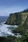 Oregon coast cliffs royalty free stock photograph - via Daymix