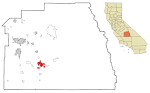 File:Tulare County California Incorporated and Unincorporated