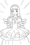 Sakura coloring page