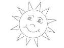 Sun coloring page