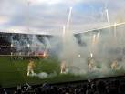 Pyrotechnics before the match at Murrayfield. Scotland later lost 44-15 to - via Daymix