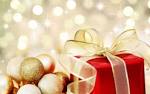 Golden Christmas ornaments - Christmas Wallpaper (22229803) - Fanpop