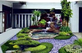 Desain Taman Kering Dalam Rumah Minimalis Yang Mungil