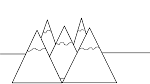 Mountain coloring page