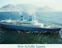 Lauro Lines Ocean Liner and Cruise Ship Postcards