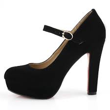 Wear Thick heel pumps to look tall | mytrendyclothe