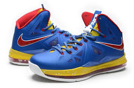 blue and gold nike basketball shoes