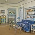 Sandy-Hued Living Room - 20 Beautiful Beach Cottages - Coastal Living