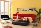 Pictures of living room color schemes | Red, Brown, Green