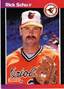 BALTIMORE ORIOLES - Rick Schu - baltimore-orioles-rick-schu-406-donruss-1989-mlb-baseball-trading-card-39254-p
