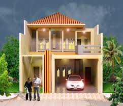 gambar contoh rumah minimalis 2 Lt