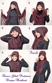 Hijabers Tutorial Sakinah : Tutorial Kreasi Jilbab Pashmina dengan ...