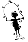 girl jump roping - Clip Art Gallery
