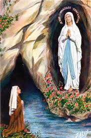 De grot te Lourdes