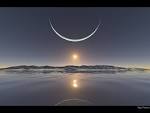snopes.com: Sunset at the North Pole