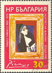 Briefmarke: P.Picasso. \u0026quot;Jacqueline Rock\u0026quot;, 1957 (Bulgarien) (Art ... - PPicasso--quot-Jacqueline-Rock-quot--1957