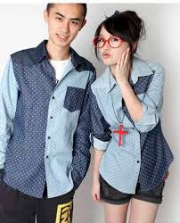 Baju Couple Kemeja Polkadot Murah| Online Baju Couple | Online ...
