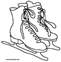 Ice Skating coloring page