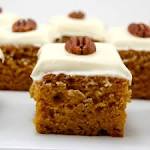 Pumpkin Bars with Cream Cheese Frosting | Sweet Pea's Kitchen