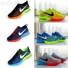 MEN NIKE RAINBOW FLYKNIT AIR MAX RUNNING SHOES SNEAKERS for sale