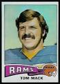 Tom Mack 1975 Topps football card - 420_Tom_Mack_football_card