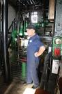 Levant Mine - one man and his engine. A National Trust volunteer operating - via Daymix