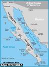 Map of Baja Peninsula - Mexico Maps, Baja Peninsula Facts ...